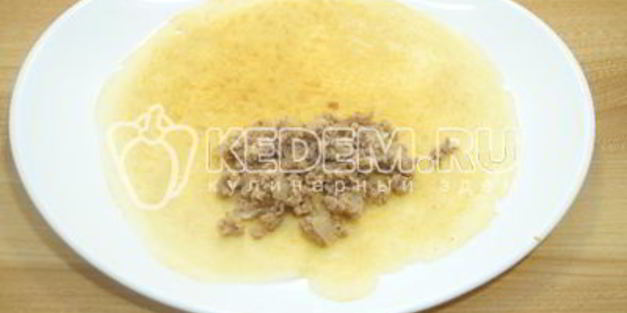 ажурные блины с фаршем