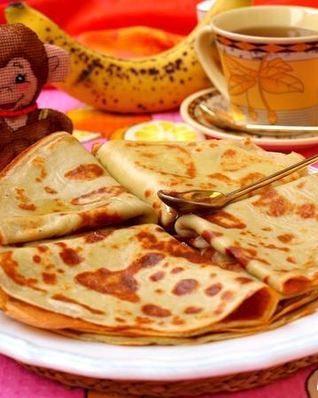 Банановые блинчики