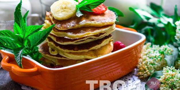 банановые панкейки