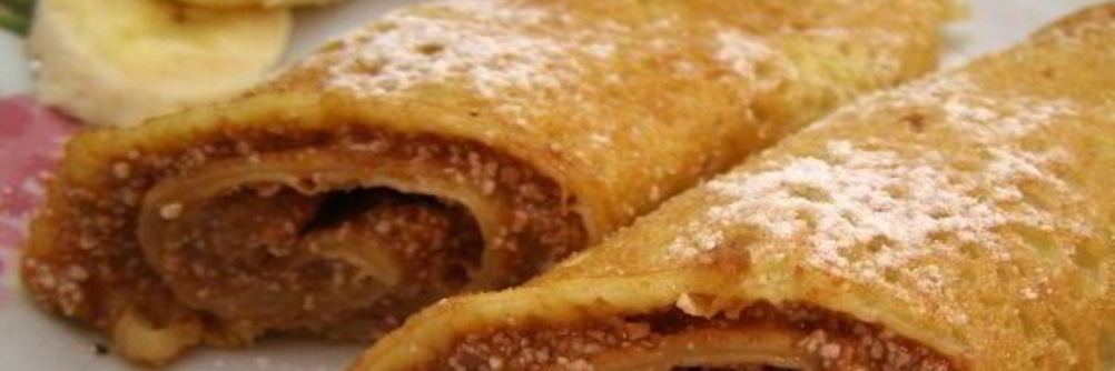 Блинчики из банана и яйца