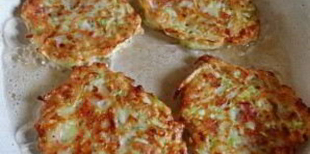 блинчики из кабачков с чесноком