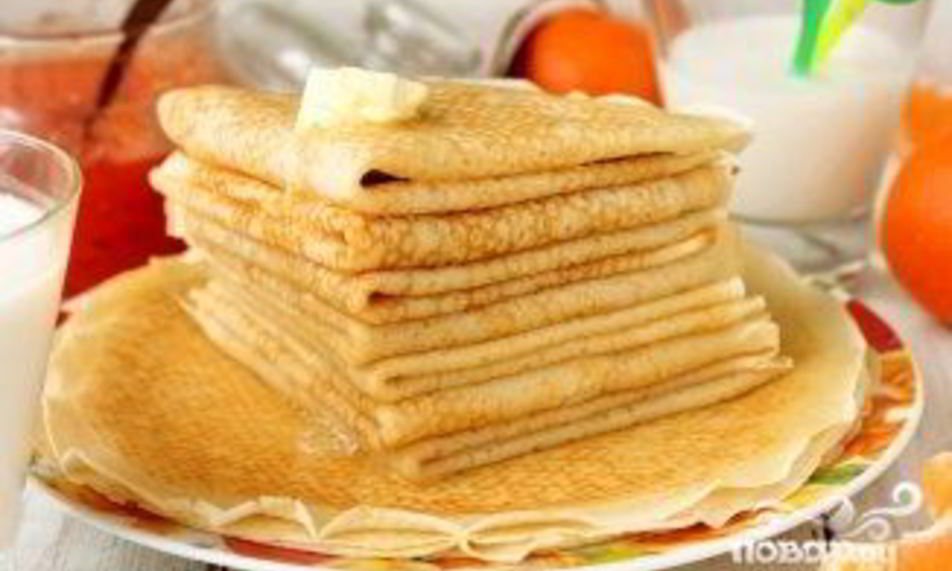 Рецепт блинчики на сыворотке без яиц