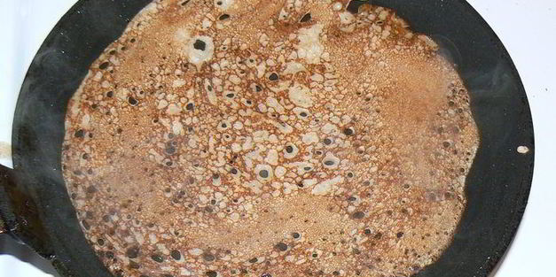 блинчики пшенично-гречневые