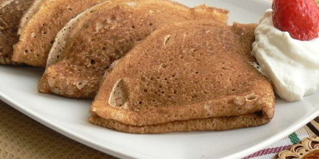 блинчики пшенично-гречневые