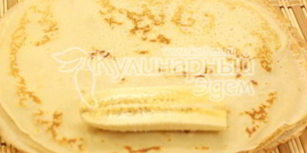 блинчики с бананом