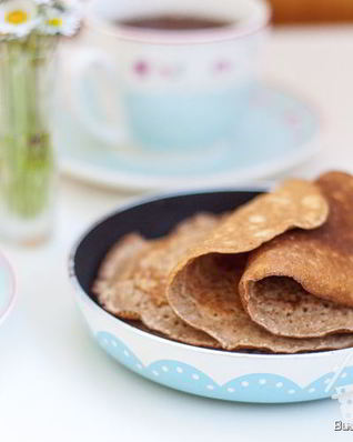 Блинчики с овсяными отрубями