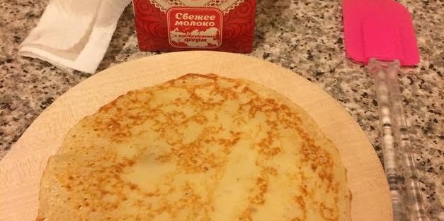 блинчики с шоколадной глазурью