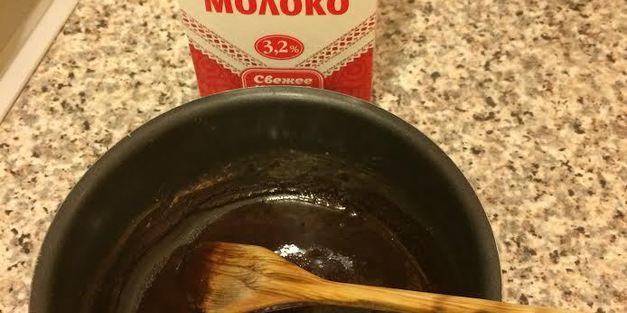 блинчики с шоколадной глазурью