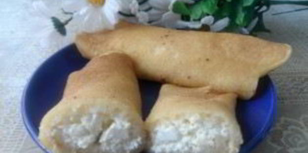 блинчики с творогом в мультиварке