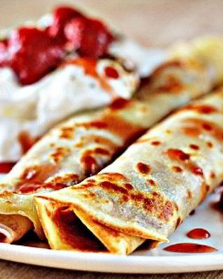 Блинчики с вареньем