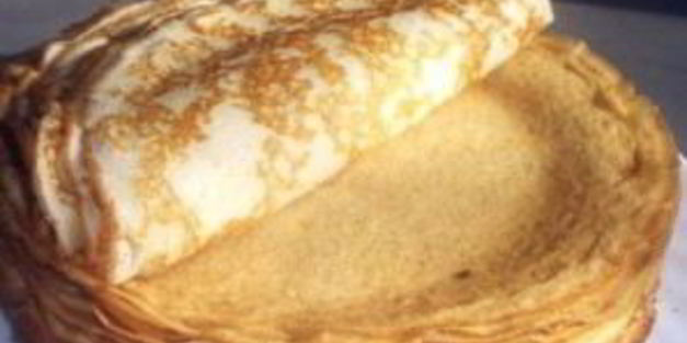 блинчики с ветчиной и сыром