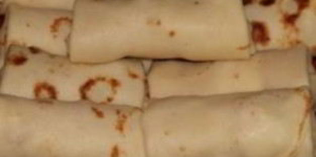 блинчики с ветчиной и сыром