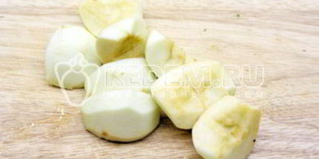 блинчики с яблоками и корицей