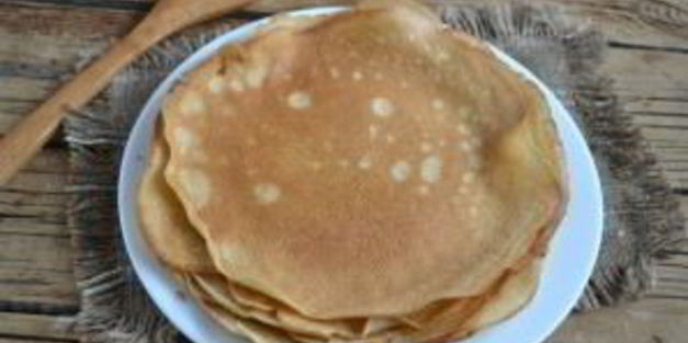 блины без молока