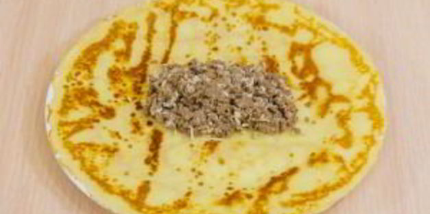 блины, фаршированные печенью