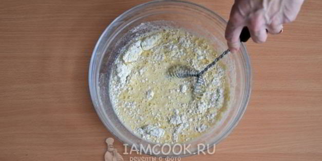 блины из теста на молоке с яйцами