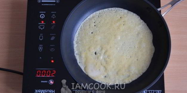 блины из теста на молоке с яйцами