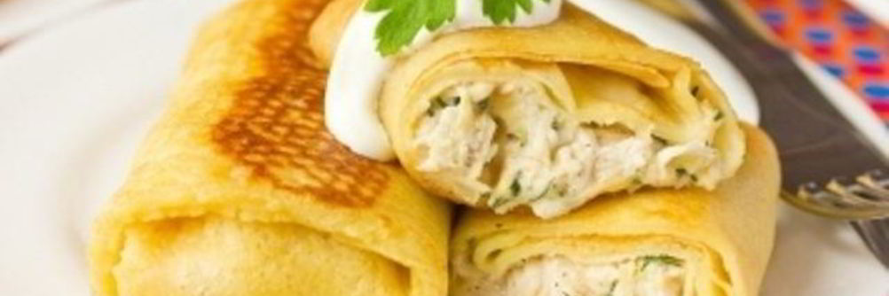 Блины конвертом