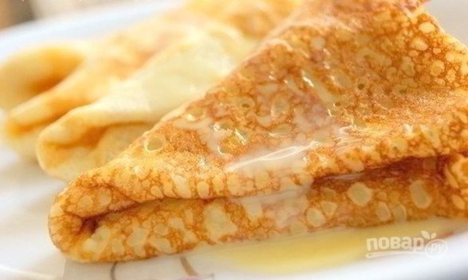 Рецепт блины кружевные