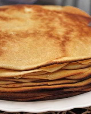 Блины Mинутка на сковороде