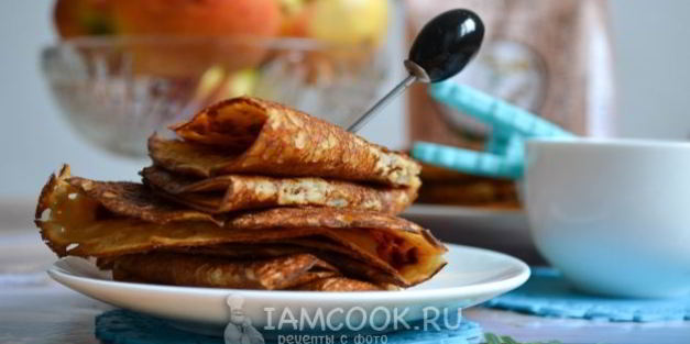 блины на кислом кефире