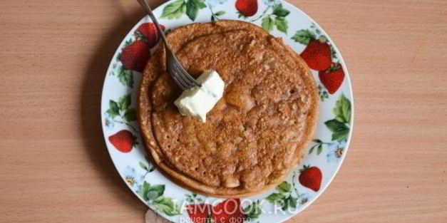 блины на кислом кефире