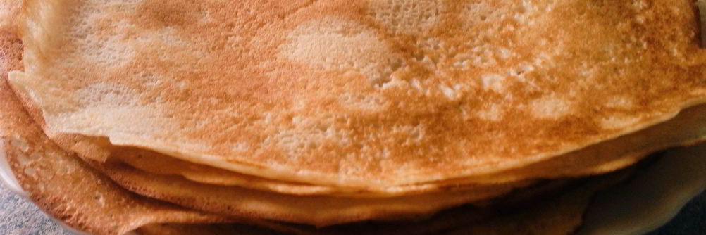 Блины на молоке и кипятке