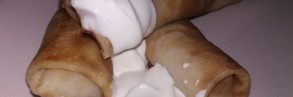 Блины на молоке с мясом