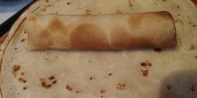 блины на молоке с мясом