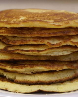 Блины на ряженке толстые