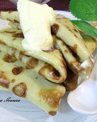 Блины на сыворотке