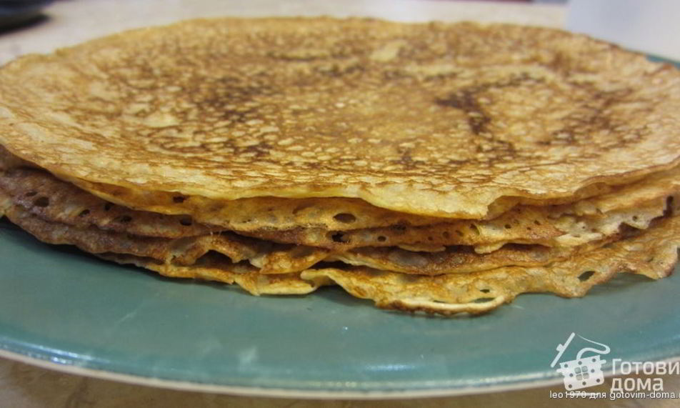 Рецепт блины на темном пиве