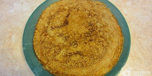 блины на темном пиве