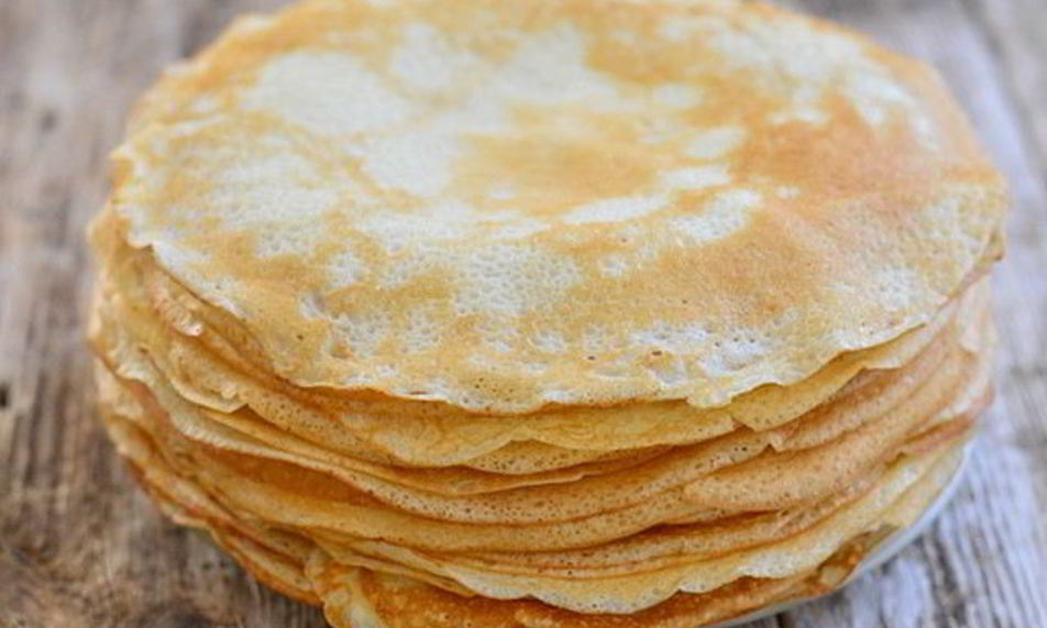 Рецепт блины на воде и соде