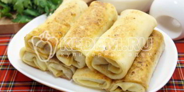 блины с фаршем