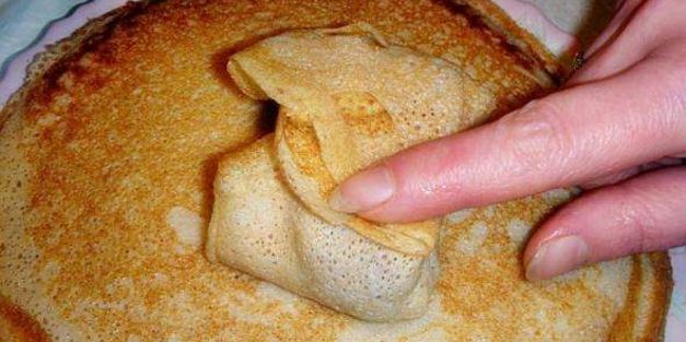 блины с говяжьем сердцем