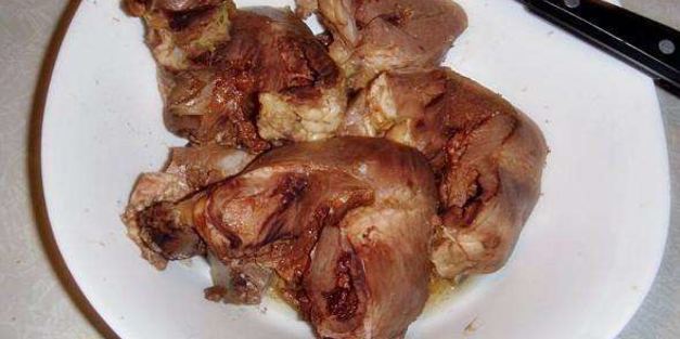 блины с говяжьем сердцем