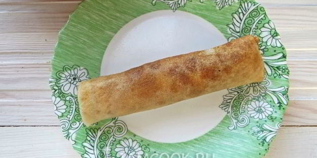 блины с грибами и сыром