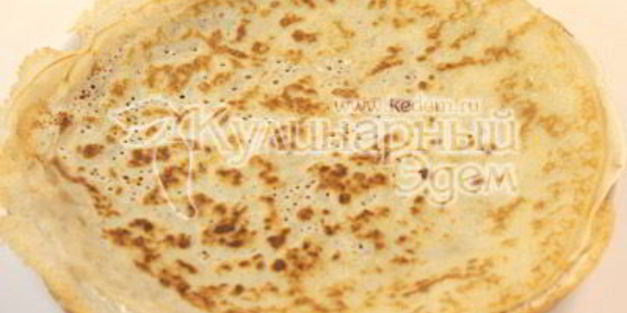 блины с лососем