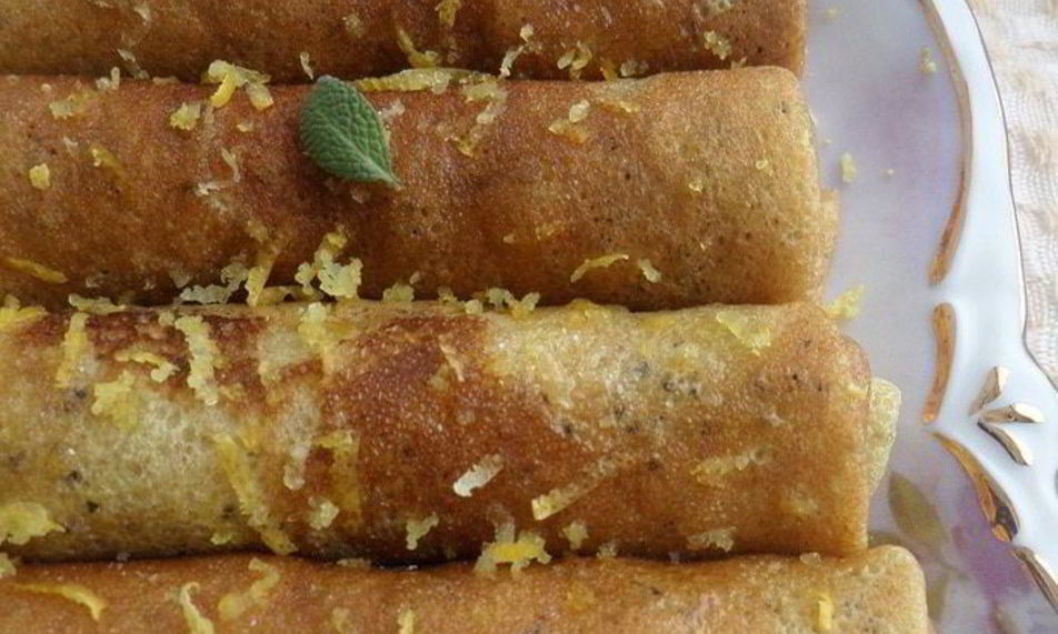 Рецепт блины с маком и лимонной цедрой