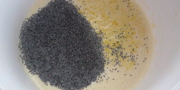 блины с маком и лимонной цедрой