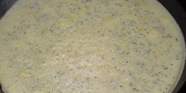 блины с маком и лимонной цедрой