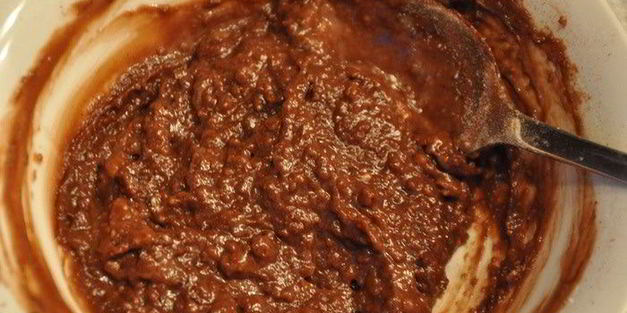 блины с молочной начинкой в шоколадных кольцах