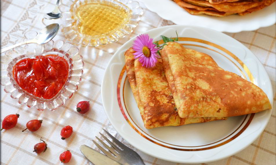 Рецепт блины с морковью