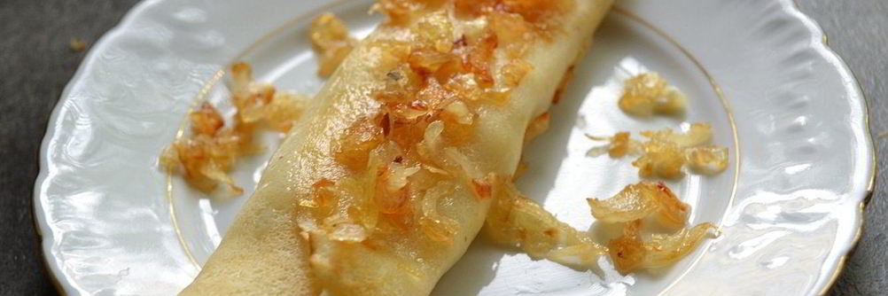 Блины с печеночной начинкой