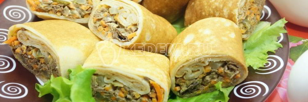 Блины с печенью Закусочные