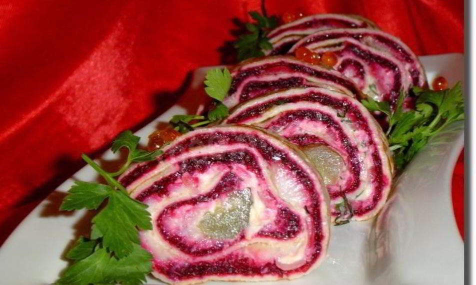 Рецепт блины с селедкой — шуба в блинах с яйцом