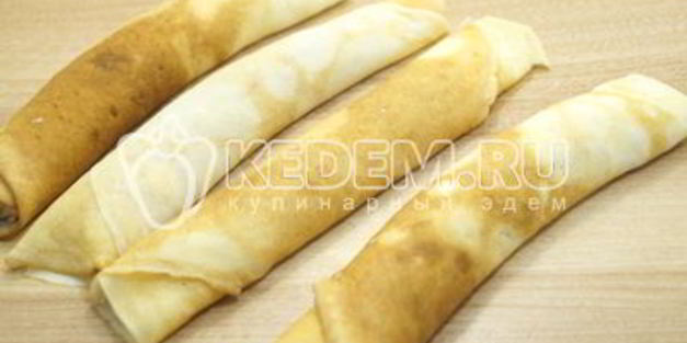 блины с семгой и сыром