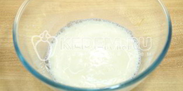 блины с семгой