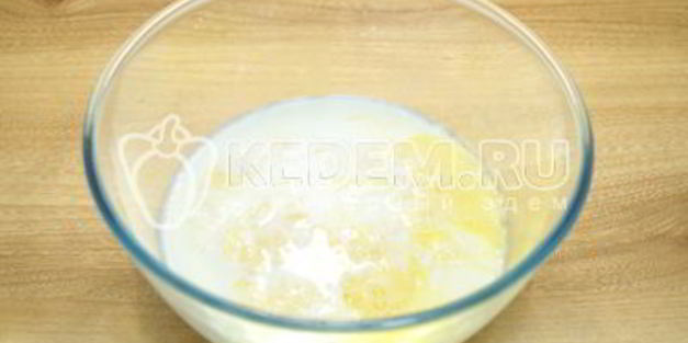 блины с творогом и сгущенкой